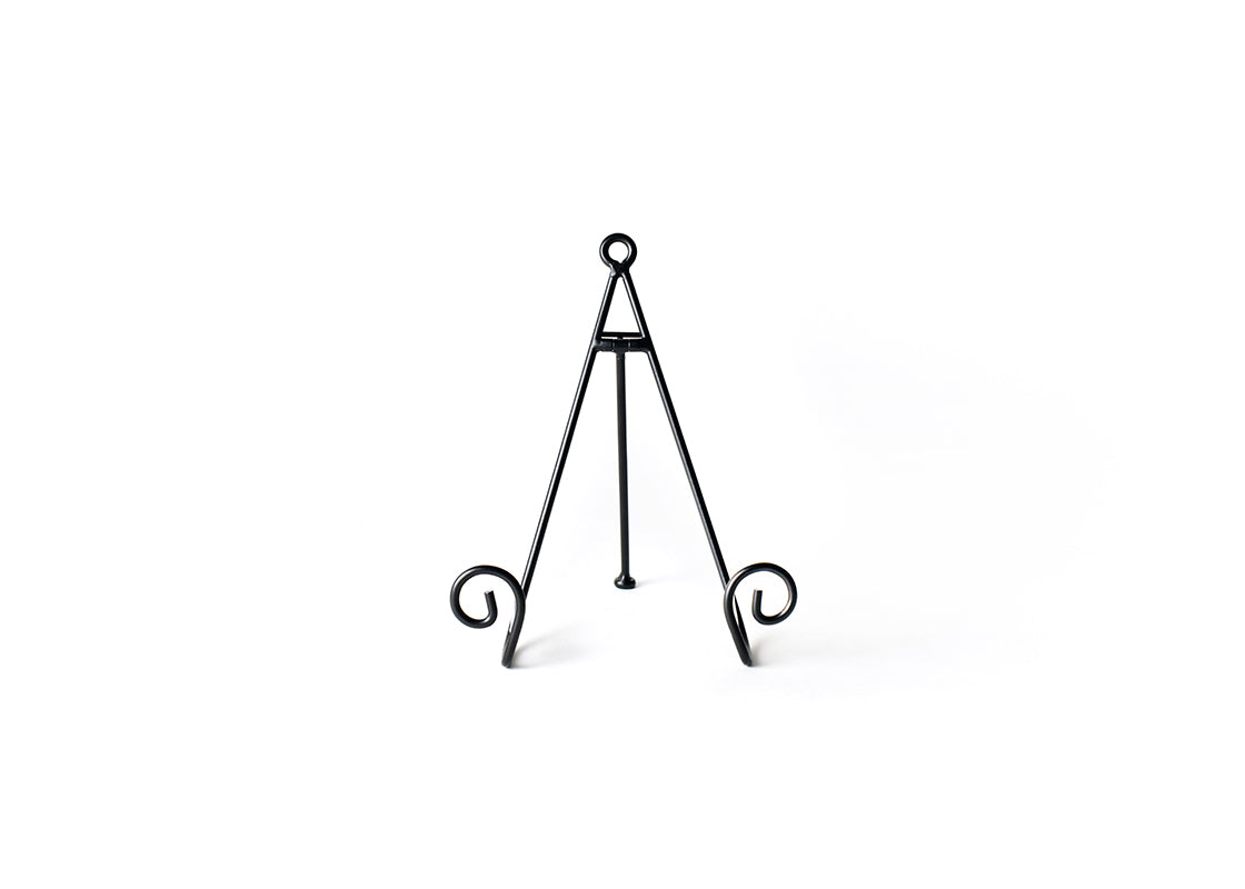 Black Swirl Medium Plate Stand