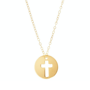 Blessed Charm Necklace Gold -16"