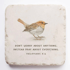 Small Scripture Stone- Philippians 4:6