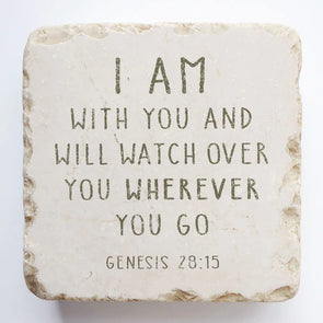 Small Scripture Stone- Genesis 28:15