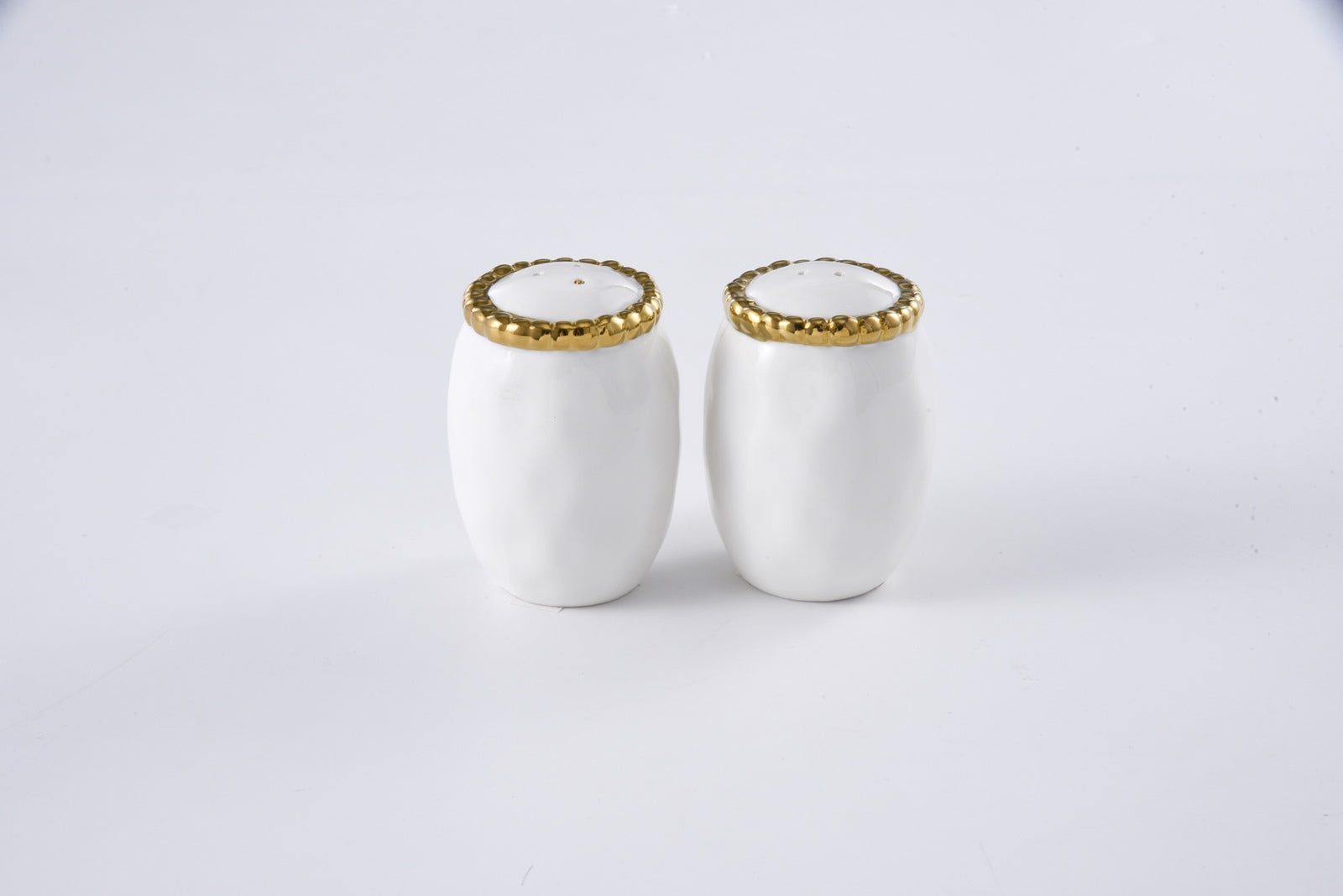 Pampa Bay Salt & Pepper Shakers - White/Gold