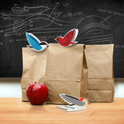 Set of 4 Bag Clips- Birds