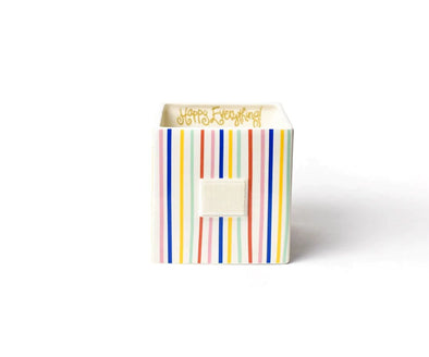 Happy Stripe Nesting Cube Medium