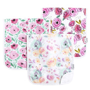Burp Cloth Set of 3- Bloom
