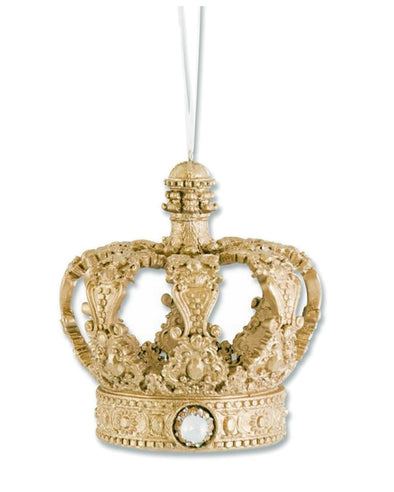 Jeweled Crown Ornament 5.5 Inches