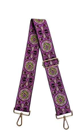 Adjustable Bag Strap- Foulard / Hot Pink