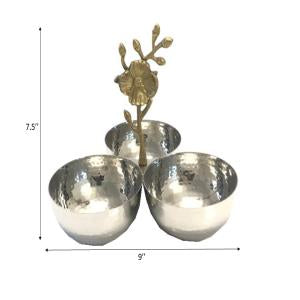 Flower 3 Section Bowl