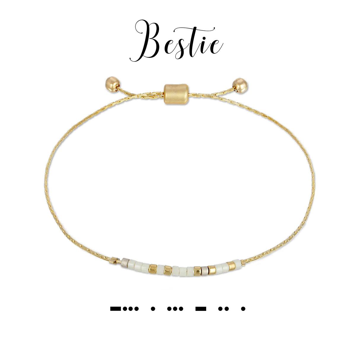 Dot & Dash Bracelet- Bestie