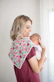 Burp Cloth Set of 3- Bloom