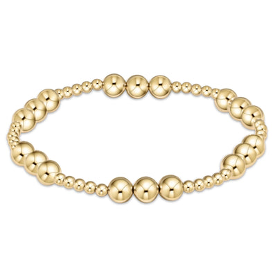 Joy Pattern 4mm Bead Bracelet