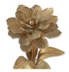 Gold Metal Flowers- Set of 3  STORE PICKUP ONLY