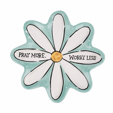 Trinket Tray- Pray More Worry Less