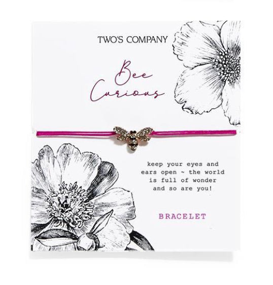 Just Bee-Cause Bracelet - Bee Curious