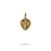 Lotus Cross Charm