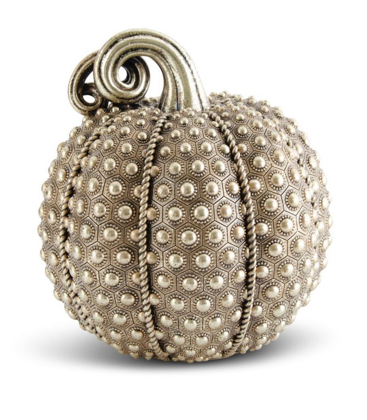 Gold Textured Pumpkin- Dotted