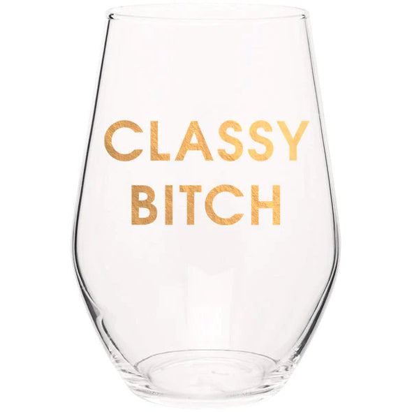 Wine Glass- Classy Bitch