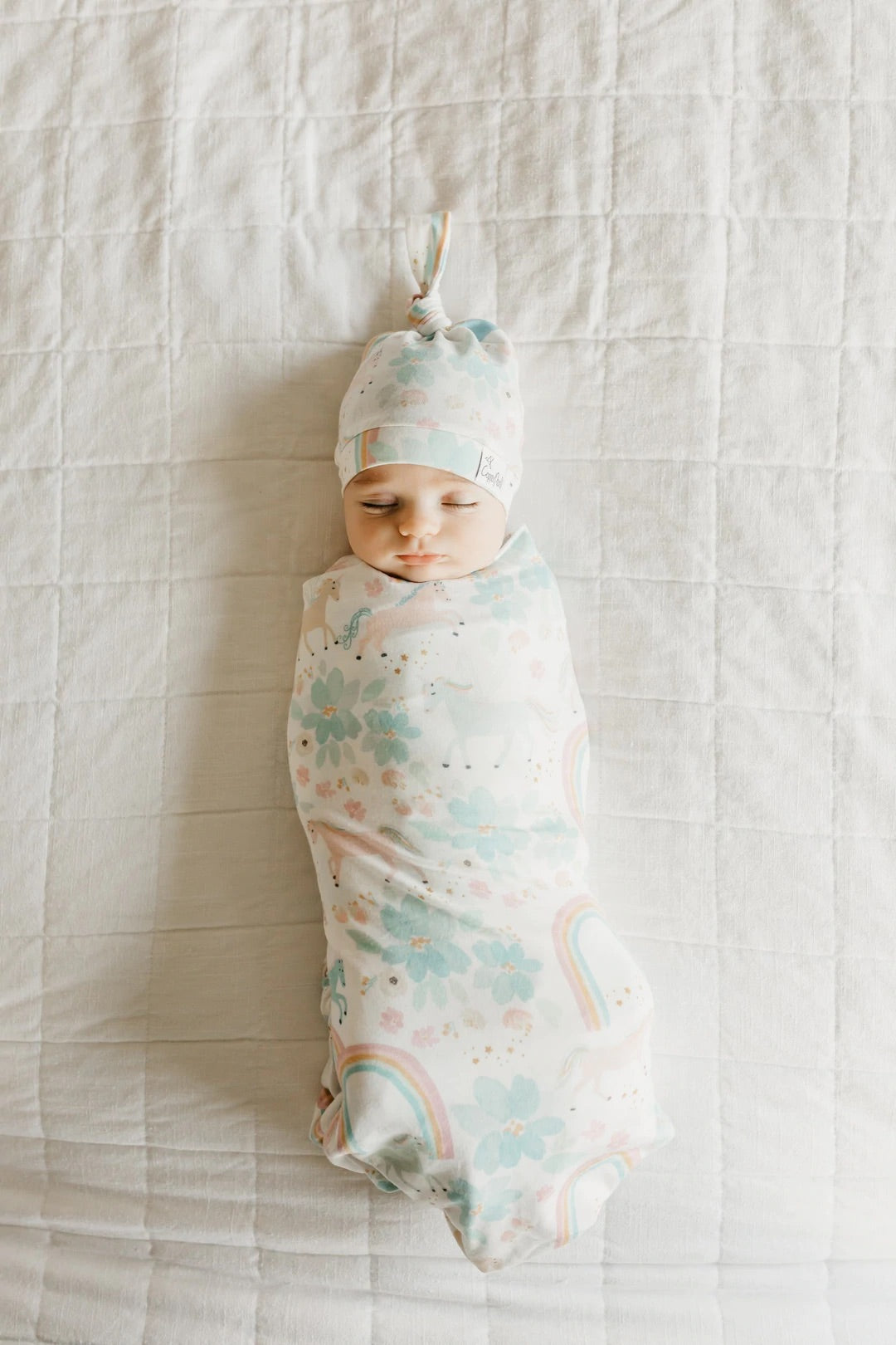 Knit Swaddle Blanket- Whimsy