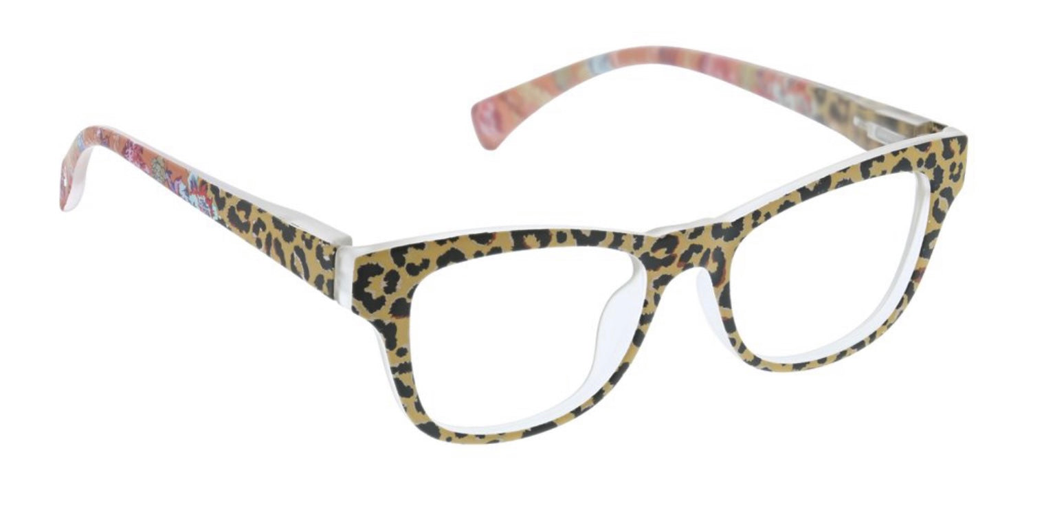 Peepers- Orchid Island in Tan/Leopard Floral