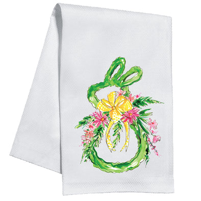 Hand Towel- Bunny Topiary