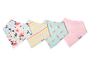 Bandana Bib Set of 4- Leilani