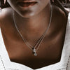 Cosmos Tag Necklace- Sterling Silver