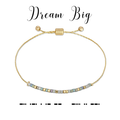 Dot & Dash Bracelet- Dream Big