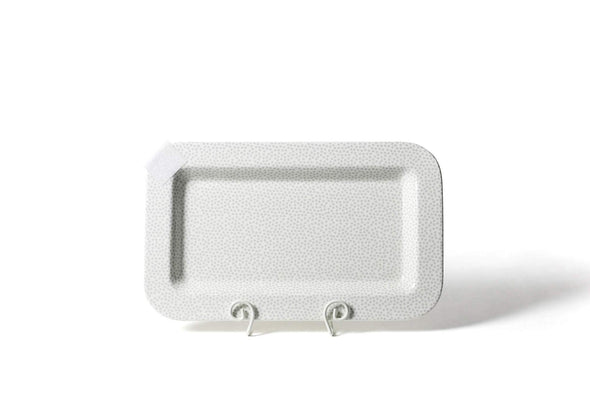 Stone Small Dot Mini Happy Everything Rectangle Platter STORE PICK UP ONLY
