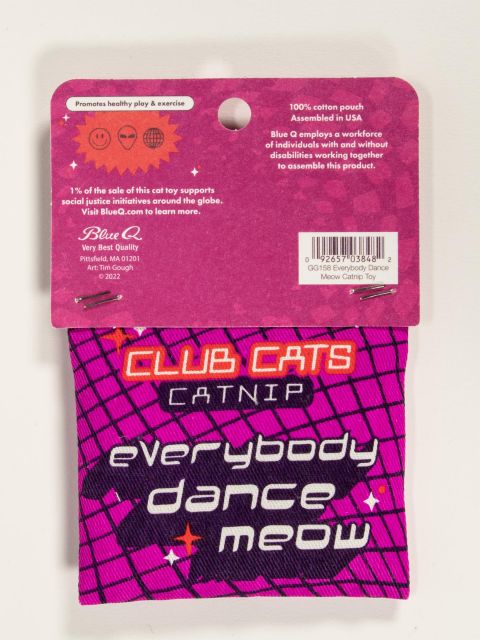 Catnip Toy- Everybody Dance Meow