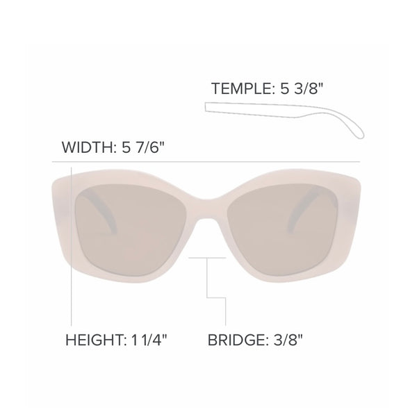 Sunglasses- Paige- Black/Smoke