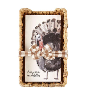 Thanksgiving Guest Napkin Basket- Turkey
