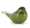 Speckled Glass Bird- Green & Brown