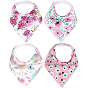 Bandana Bib Set of 4- Bloom