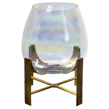 Luster Glass Hurricane Clear Small