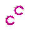 Jewel Hoop Fuchsia- Small