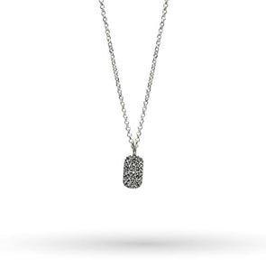 Cosmos Tag Necklace- Sterling Silver