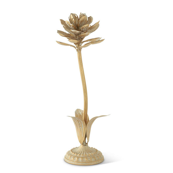 Gold Metal Flowers- Set of 3  STORE PICKUP ONLY