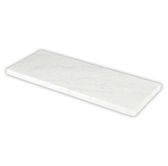 Large White Marble Plank Tray STORE PICKUP ONLY