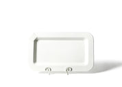 White Small Dot Mini Happy Everything Rectangle Platter STORE PICKUP ONLY