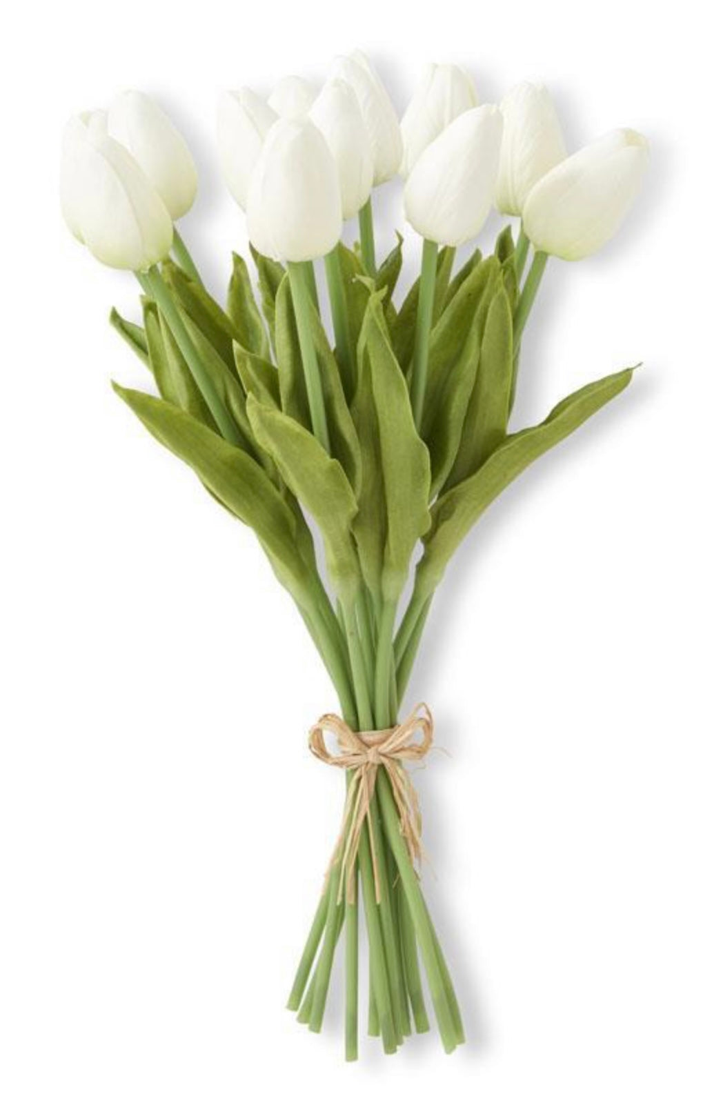 Mini Tulip Bundle- White 13.5"