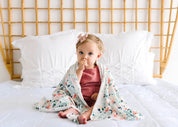 Knit Swaddle Blanket- Leilani