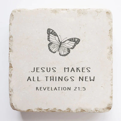 Small Scripture Stone- Revelation 21:5