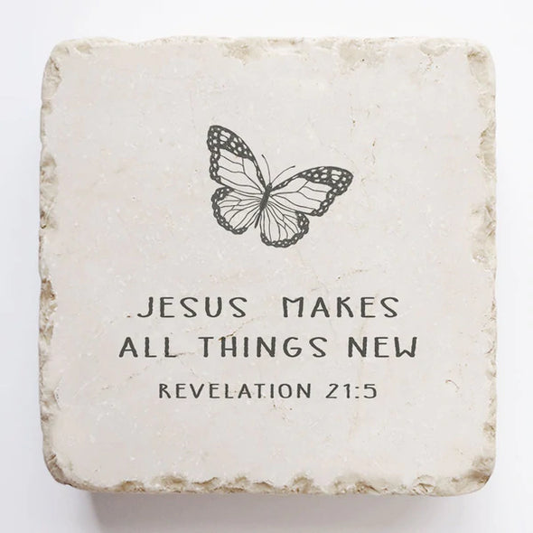 Small Scripture Stone- Revelation 21:5