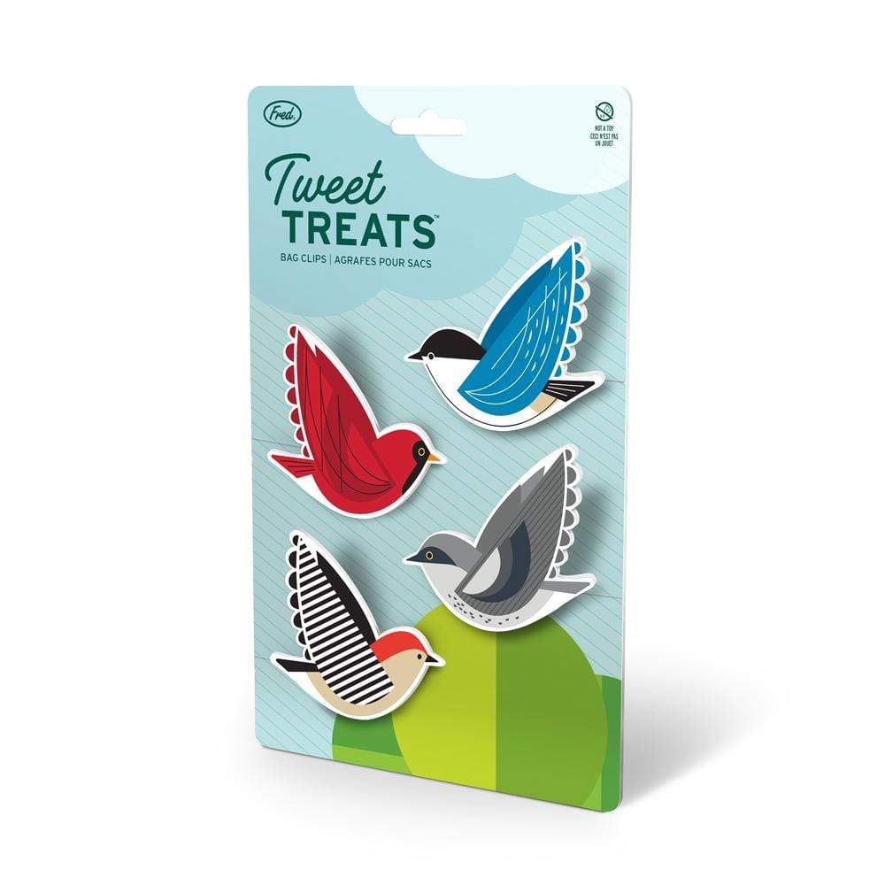Set of 4 Bag Clips- Birds