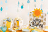Neutral Dot Happy Everything Big Square Platter STORE PICK UP ONLY