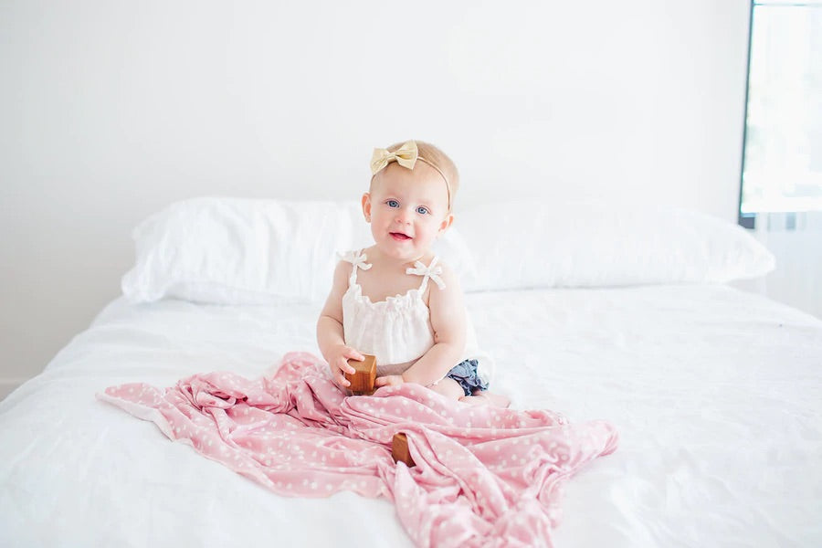 Knit Swaddle Blanket- Lucy