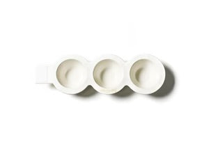White Stripe Mini Trio Bowl