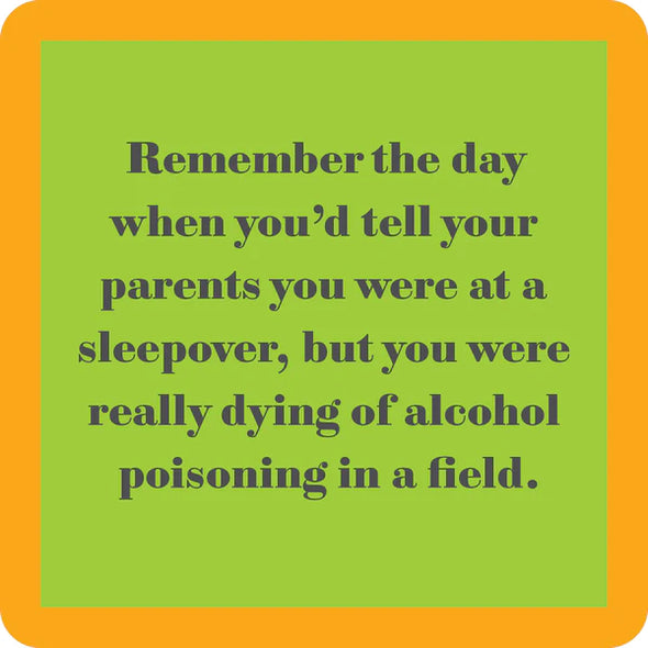 Alcohol Poisoning Coaster