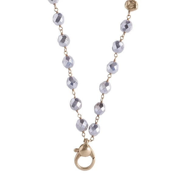 Ensemble Necklace - Bright Silver - 28 Inch