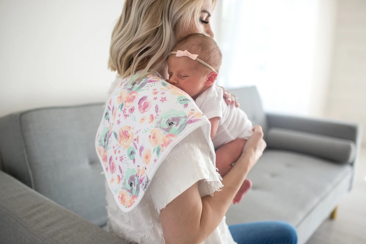 Burp Cloth Set of 3- Bloom