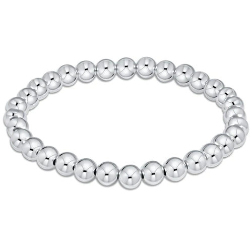 Sterling Silver Classic 6mm Bead Bracelet